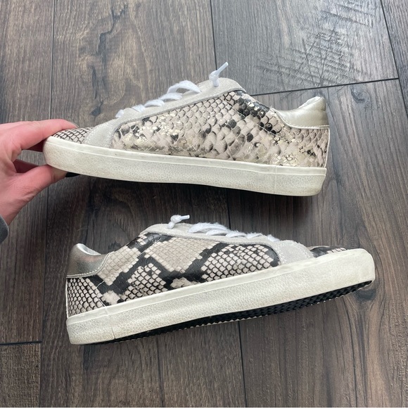 Steve Madden Women's Philosophy Shoes Snakeskin Print Size 8 - Picture 2 of 6